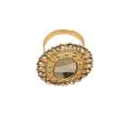 New Beautiful Pearl Mirror Ring  / For Girls & Women - Packed With In Beautiful Gift Box - Image 2