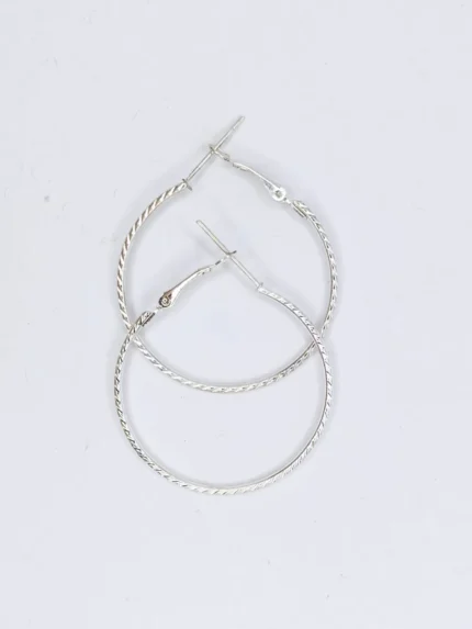 New Big Smooth Circle Hoop Earring,s / Simple Party Round Loop Earrings / For Girls and Women - Stylish Fashion Jewellry