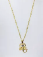 New Alloy Golden Chain with Zircon Locket/Pendants/Necklace for Girls, Women - Image 2